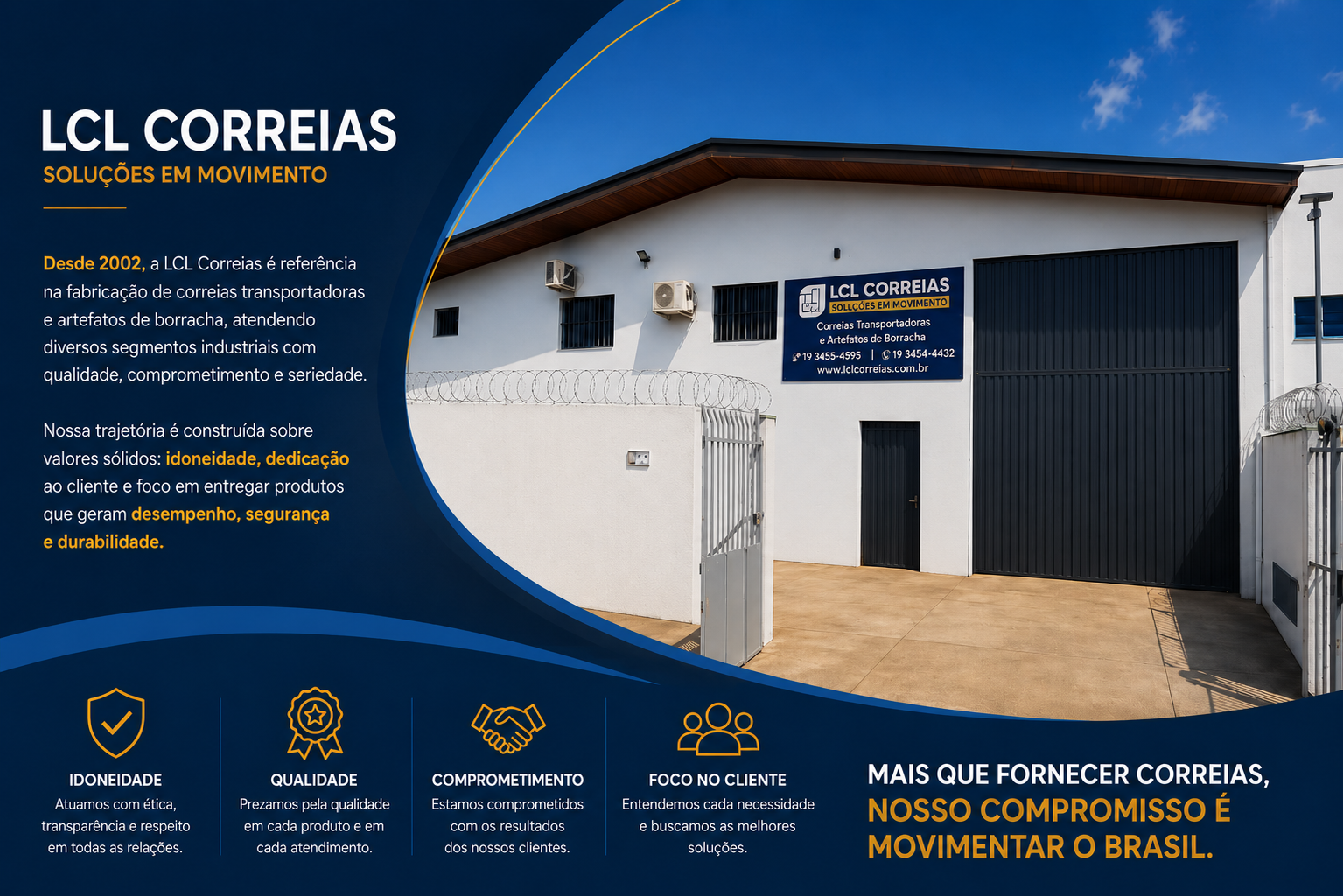 História LCL Correias